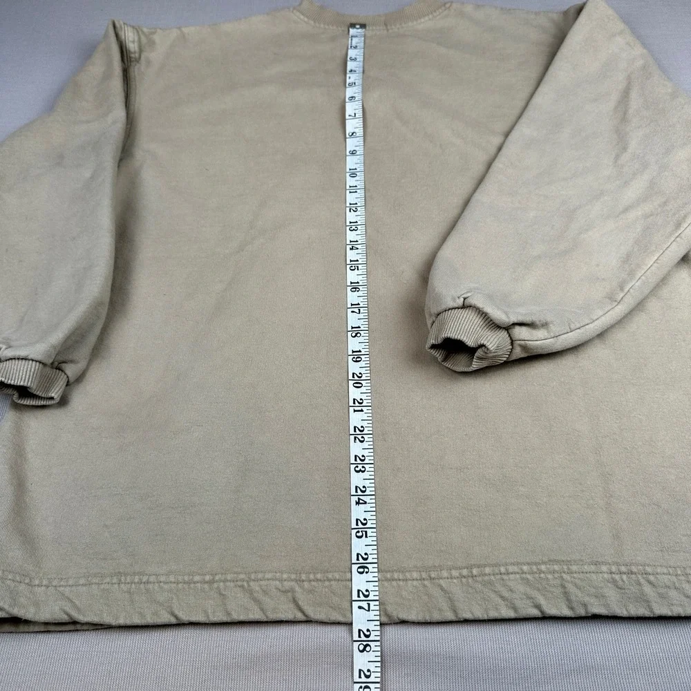 Vintage McIntosh & Seymour Soccer Gear Rugby Shirt Men's Large Tan USA Henley